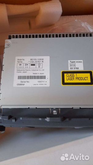 Магнитола Toyota corolla 8612012A30