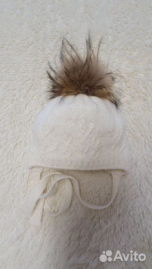 Комплект шапка, шарф+варежки 1-5 лет