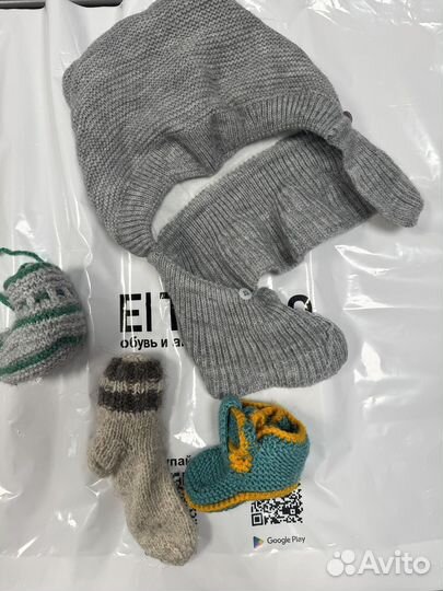 Шапка журавлик