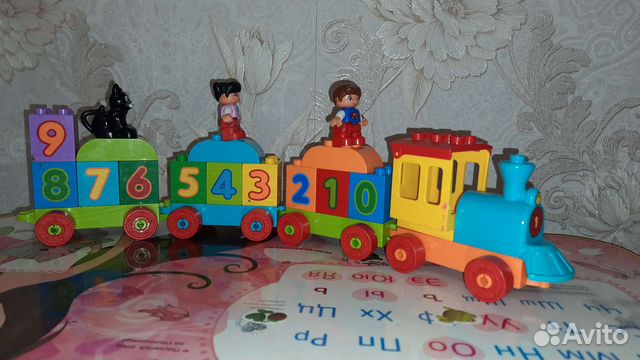 Lego дупло паровозик