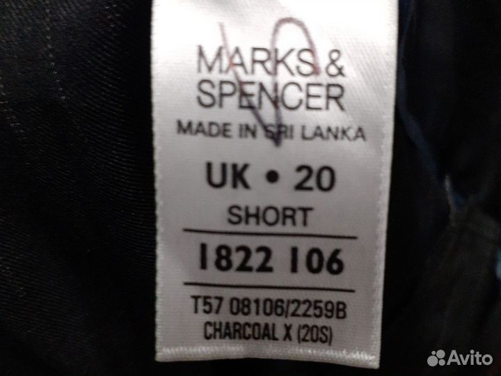 Брюки классические Marks&Spenser р.60