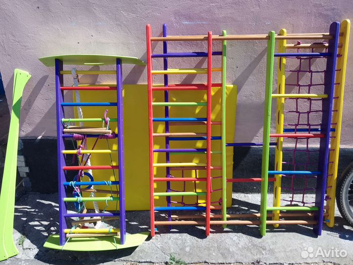 Детская шведская стенка деревянная