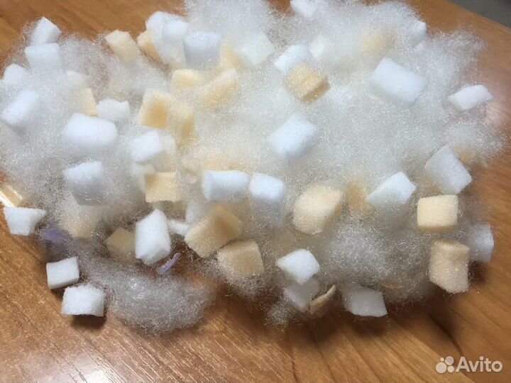 Синтепух + поролон наполнитель для игрушек