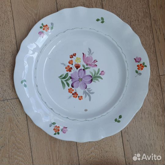 Блюдо большое СССР, фарфор