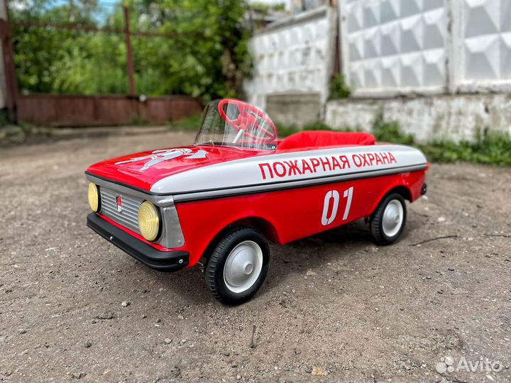 Педальный москвич СССР - пожарная охрана