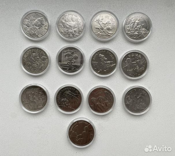 Монеты 25 мультики простые