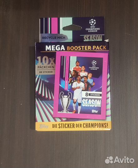Мегапак по Topps Champions league 2023/2024