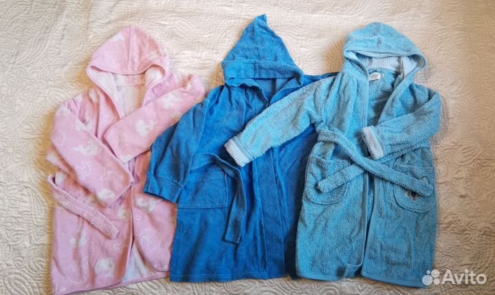 Халат махровый детский 92-104см