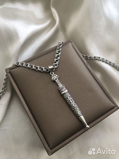 Мужская цепь Серебро 925