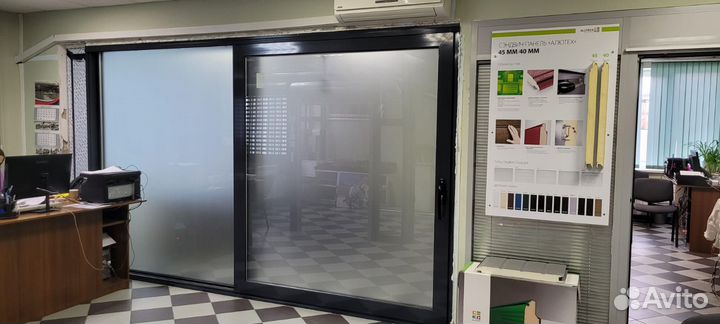 Алюминиевые двери раздвижные, окна, порталы