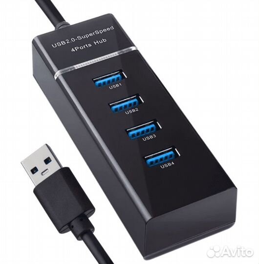 USB 3.0 концентратор, разветвитель, хаб gsmin B30