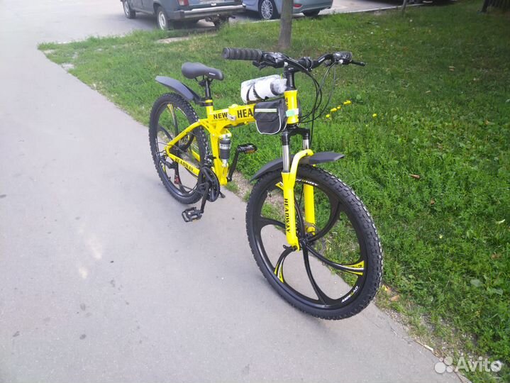 Велосипед на литых дисках