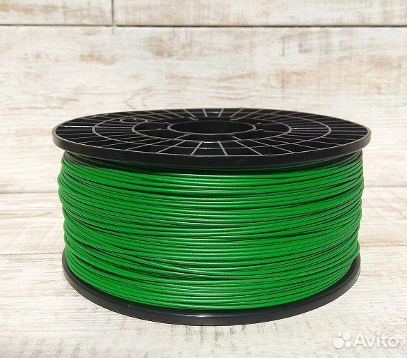 Hips пластик для 3Д принтера зеленый1.75мм