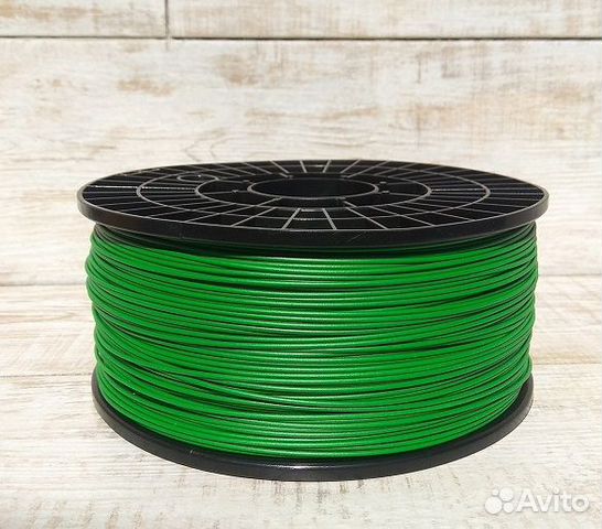 Hips пластик для 3Д принтера зеленый1.75мм