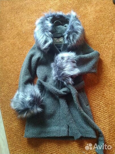 Зимнее пальто для девочки 