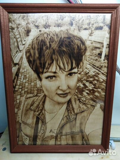 Выжигание портретов по фотографии