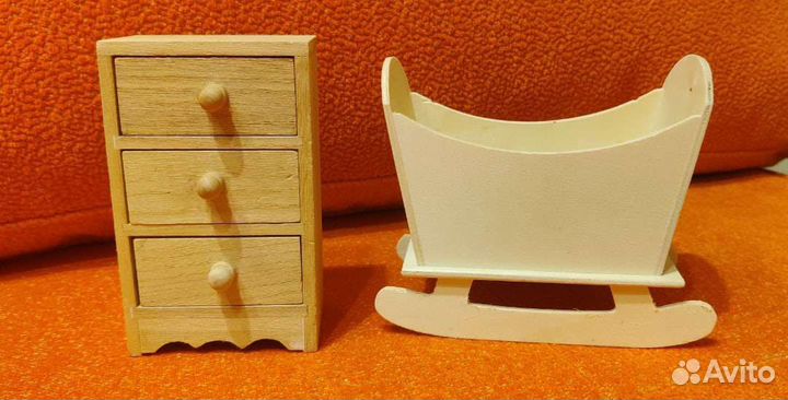 Кукольная мебель из дерева и из пвх