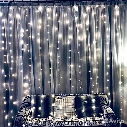 Гирлянда штора
