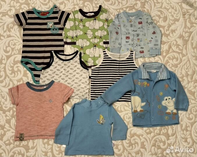 Пакет одежды на мальчика 62-68размера с брендами