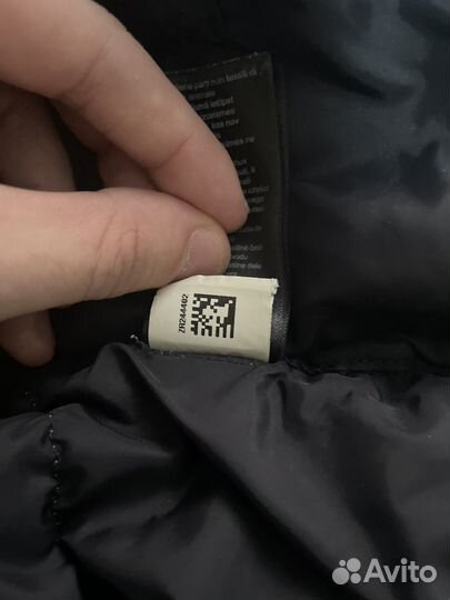 The north face пуховик