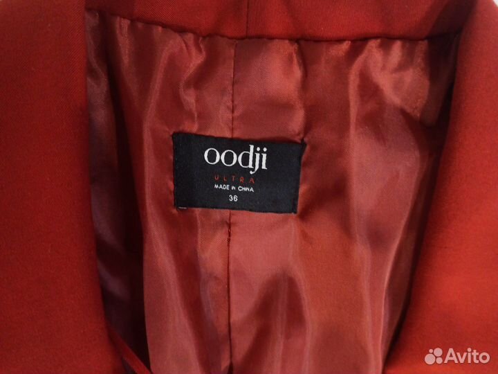 Костюм женский офисный 42 Oodji терракотовый