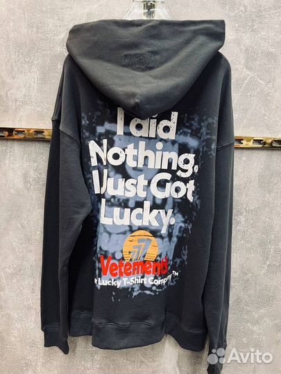 Худи Vetements оверсайз lucky (топ 2024)