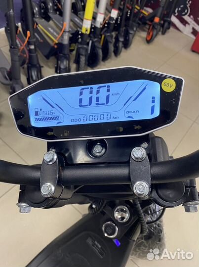 Электроскутер citycoco White Siberia PRO trike