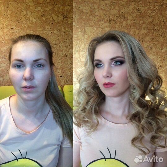 Макияж / локоны / афрокудри / прически