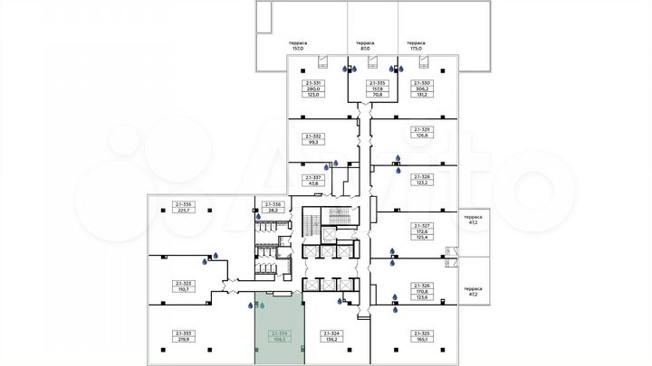 Продается помещение под офис площадью 108.5 кв.м