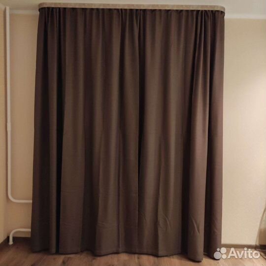 Комплект штор Рогожка Блэкаут