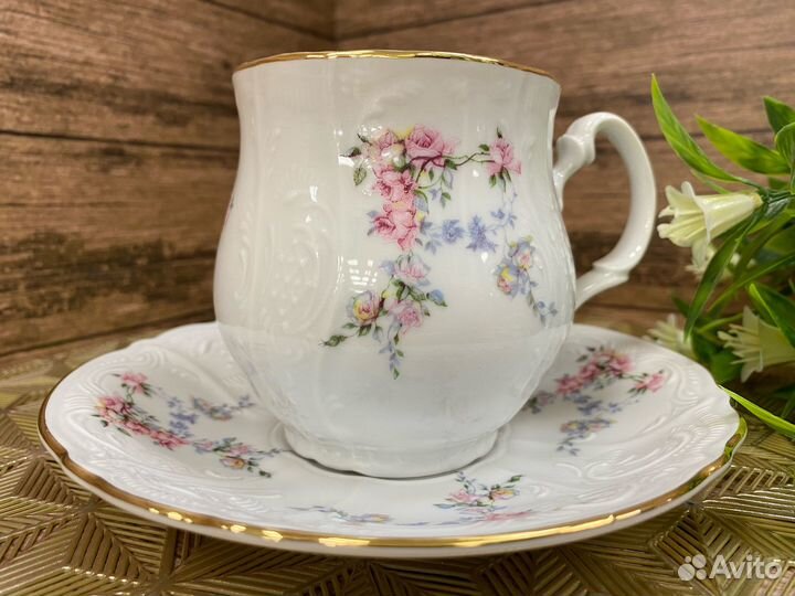 Чашка с блюдцем 