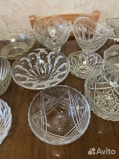 Салатники, конфетницы хрусталь
