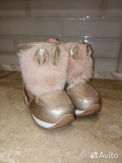 Сапожки дутики для девочки