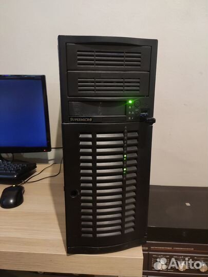 Сервер supermicro Xeon e5 2660 64ram