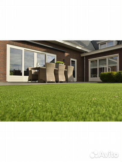 Коврик искусственная трава 18 мм, размер 1х2м, Тюм