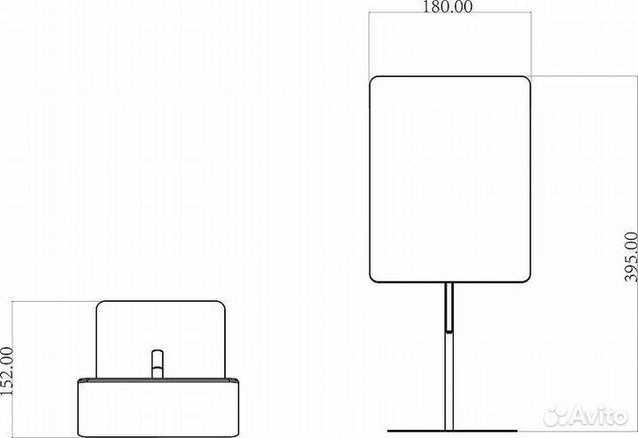 Косметическое зеркало Boheme 507-G Золото