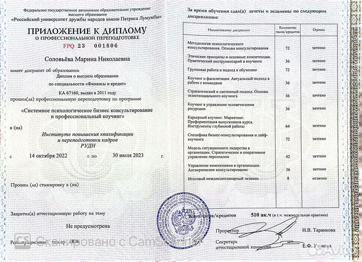 Психолог, коуч ICI