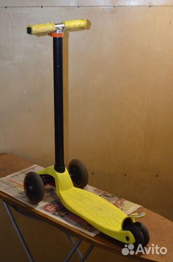 Самокат трехколесный scooter до 60 кг