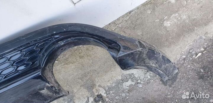 Накладка заднего бампера kia cerato 4 с бампером