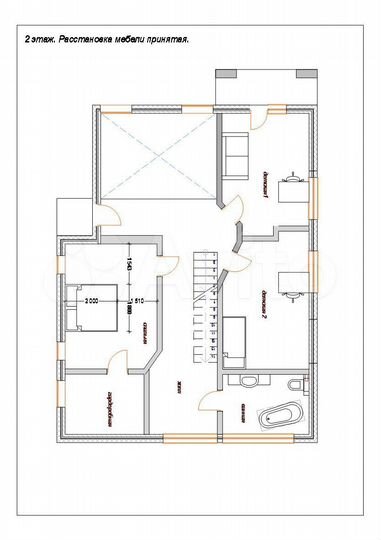 Дом 155 м² на участке 6 сот.