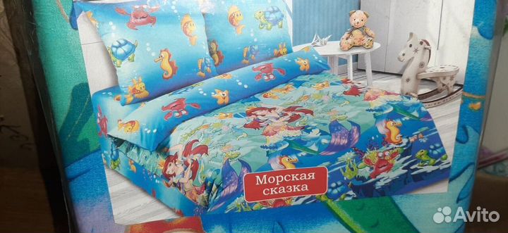 Комплект постельного белья в кроватку