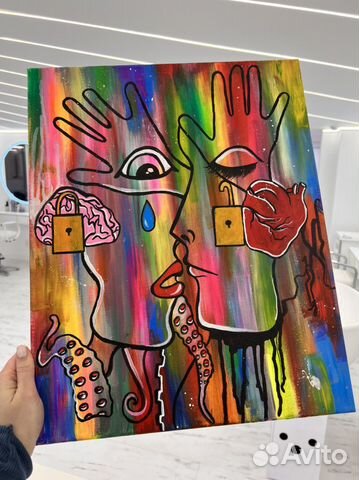 Картина авторская акрил