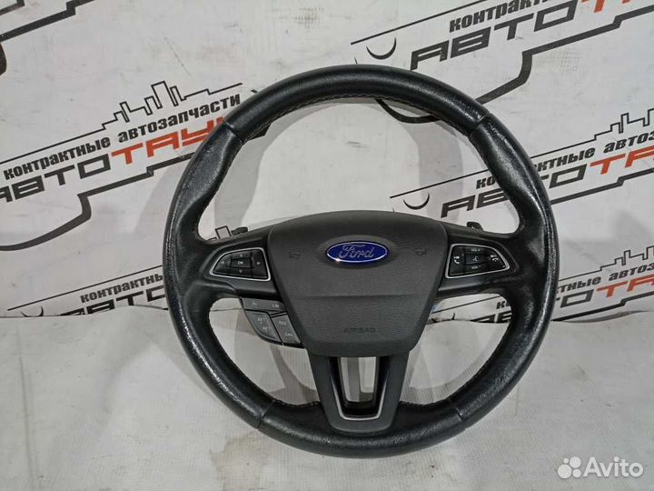 Руль ford focus CB8 мультируль кожа С airbag пусто