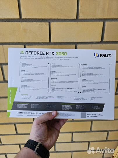 Palit nvidia GeForce RTX 3060 dual OC