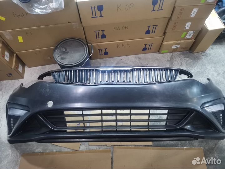 Бампер передний в сборе Kia Optima 4JF 2016-2020