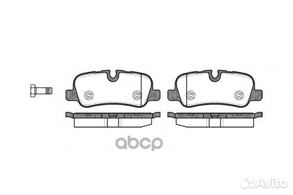 1159 00 FDB1613SFP500021колодки дисковые зL
