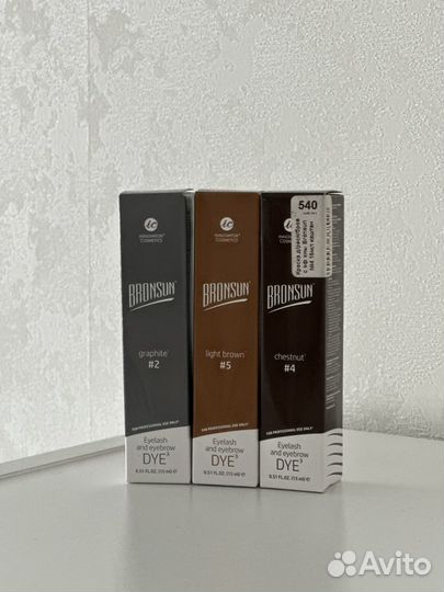 Краска для бровей и ресниц Bronsun