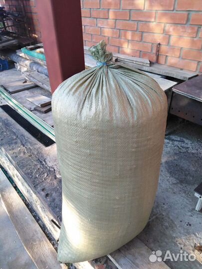 Опилки стружка в мешках