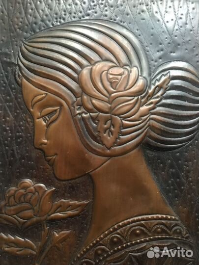 Чеканка СССР, медная, 28/43