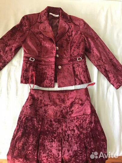 Костюм Елена и К. для девочки: пиджак и юбка